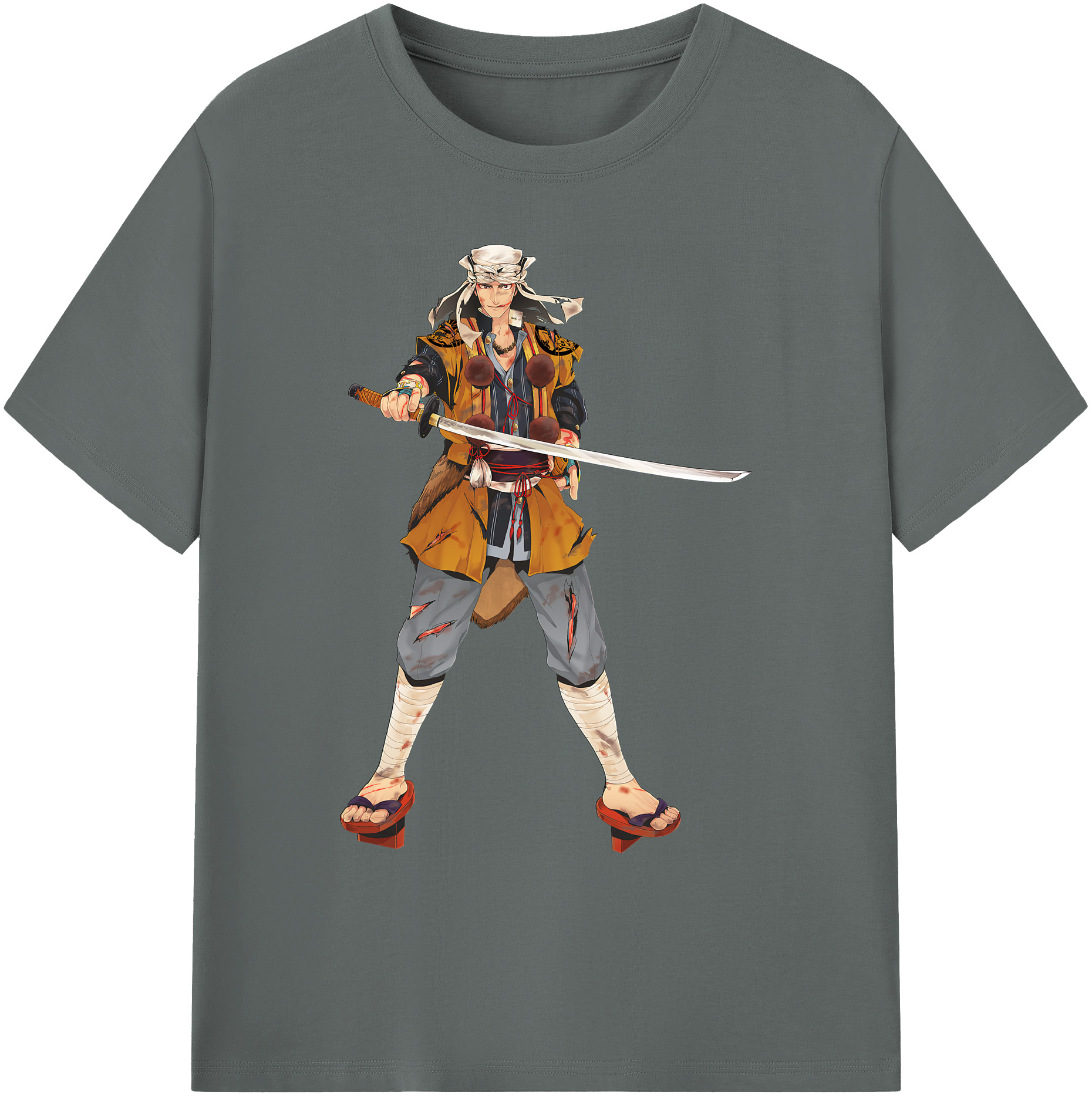（画像用） 刀剣乱舞 Touken Ranbu 綿100％ メンズ半袖Tシャツ｜肌触りやわらか＆通気性